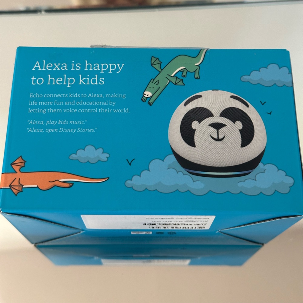 Amazon Echo Dot Kids Edition - Panda Design